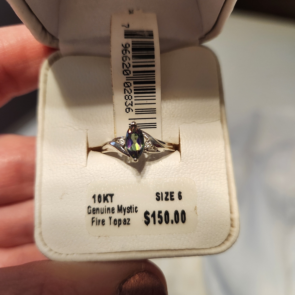 Mystic Fire Topaz Ring